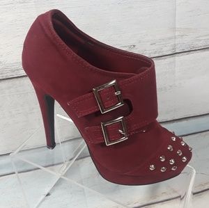 Shoedazzle Platform Heels Studded Shoes Sz 7